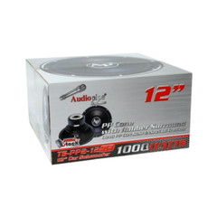 x2 Audiopipe 12″ 300W RMS Dual 4 Ohm Voice Coils Car Subwoofer (TS-PP2 12-D4)