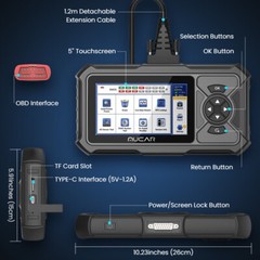 MUCAR CDE900 PRO OBD2 Diagnostic Tool Engine/Four/Full System Diagnose Scanner