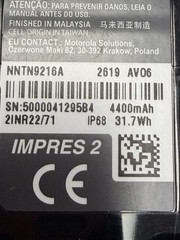 Motorola NNTN9216A IMPRES™ 2 Standard Capacity Battery (4400 mAh)