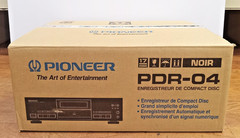 Pioneer PDR-04 Stereo Compact Disc Recorder (Black) – BRAND NEW IN OPEN BOX!