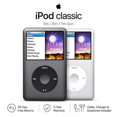 🔥New Sealed🔥iPod Classic 5th 6th 7th 30GB 60GB 80GB 128GB 256GB 1TB Modded