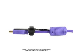 HDMI CABLE Locking Connector Lacing Bracket Port Saver Protector Clamp Screw