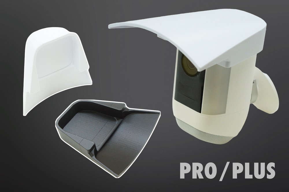 Rain Canopy Hood Protection Sun Shade Glare for Ring Spotlight Cam Pro & Plus