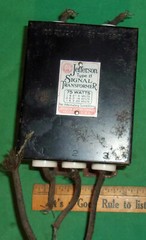 Old JEFFERSON Type B Signal Transformer 6/14/20 volts Tests OK! 5 1/2 POUNDS!