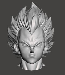 Vegeta Headphone Stand – Dragon Ball Z Headphone Holder – Gift for Gamer Dad