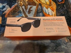 Wear iQ Wireless Smart Glasses Bluetooth, Polarized Lenses, Black Matte Frame