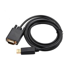 DP to VGA Converter Display Port Male to VGA Male Adapter Cable 1080P 1920×1200