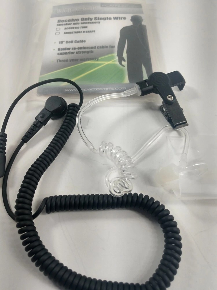Impact 3.5L Listen Only Earpiece for Shoulder Speaker Remote Microphone