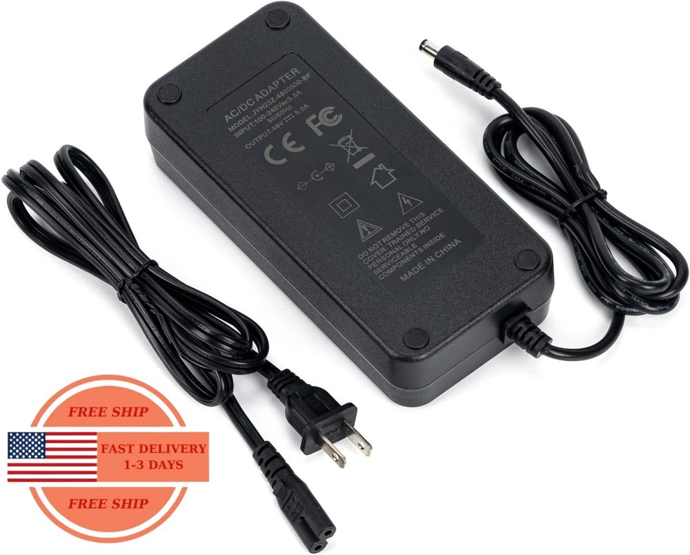 Adaptador de corriente de 48V y 5 A para amplificador receptor estéreo Bluetooth