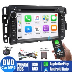 Car Radio Stereo CD DVD Player Carplay For GMC Chevrolet Yukon Silverado Tahoe