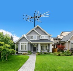 Five Star Outdoor TV Antenna 200 Miles Long Range Upgraded Yagi HD VHF UHF Su…