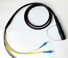 FUW Breakout SMPTE Camera Cable to 2 SC Fibers+2 Power +2 Signal Wire