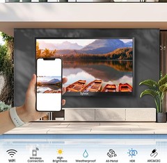Sylvox 43” Outdoor TV Matte screen Dolby Atoms 1000nits App IP55 waterproof