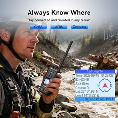 Retevis HA2 HA1UV Dual Band Radio IP67 Waterproof Two Way Radio For Outdoor
