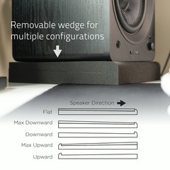 Fluance Ri71 Powered Bookshelf Speakers with Foam Isolation Pads