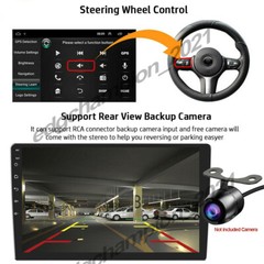 Apple Carplay For 10.1” Android 10 Car Stereo Radio GPS Navi WIFI USB + Camera
