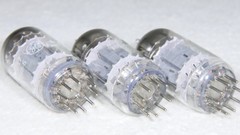 Matched Trio GE Five Star 5751/12AX7/ECC83 Triple Mica O-Getter USA Very Strong