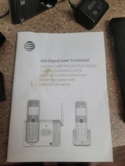AT&T CL82414 – 4-Handset Cordless Phone Landline Answering Machine Home System