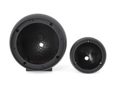Tweeter & Midrange Speaker Pods Pair ABS Plastic A Pillar Dash Mount Mids Highs
