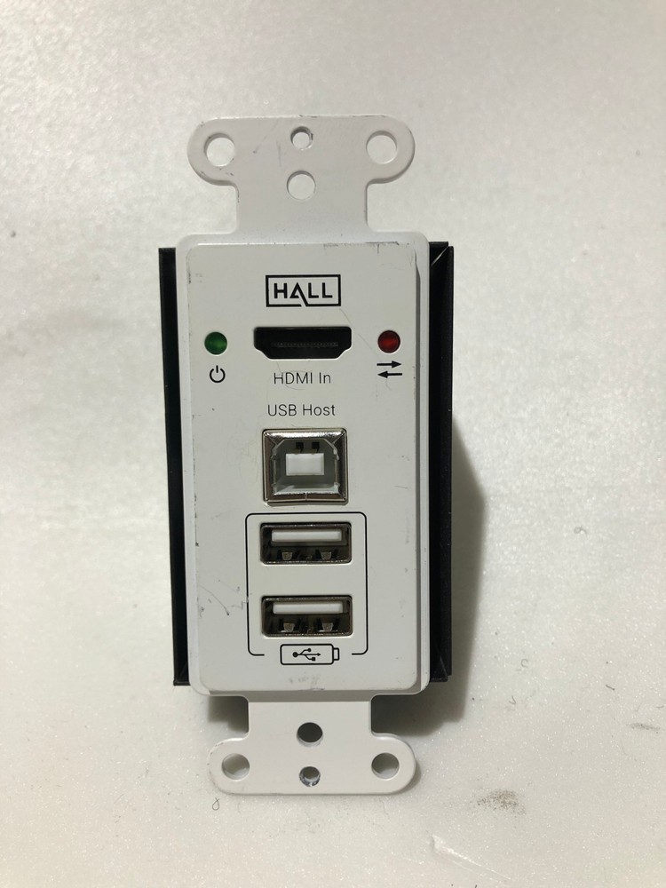 Hall Research EX-4KU-WP 4K HDMI+USB 2.0 over CAT6 Wall Plate – USED