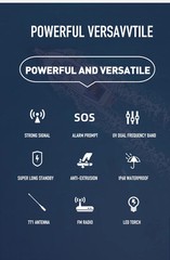 UV-98 PRO Dual Band Two Way Radio IP68 Waterproof 10W Handheld Walkie Talkie