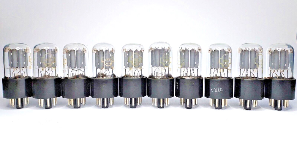 US Stock! 10x 6N9S / 6H9C / 6SL7 / 6N9P / 6N9 Reflektor 1970’s tubes NOS