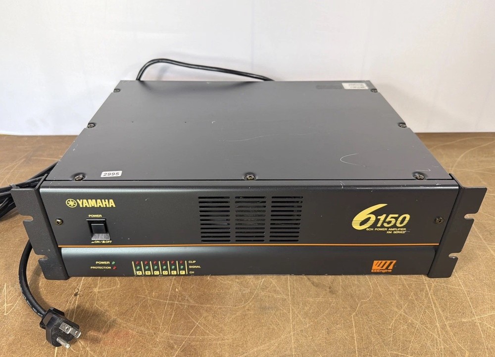 Yamaha XM6150 6-Channel Power Amplifier AC100V 50/60Hz Rack Mount Audio