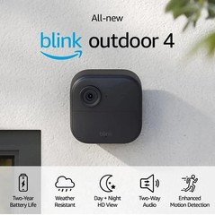 Blink Outdoor (4th Gen) Wireless smart HD security camera | Black Add-on camera