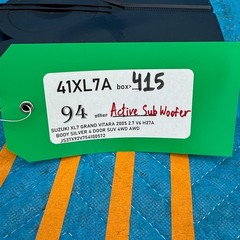 2001-2006 Suzuki XL-7 Active Subwoofer Under Seat Speaker Amplifier OEM