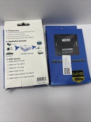 HD Video Converter HDMI2AV Up Scaler 1080P – Lot of 2
