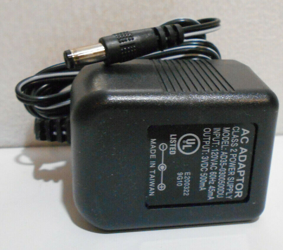 AD35-0300500DU AC Adapter 3V 500mA 5W 60Hz Power Supply