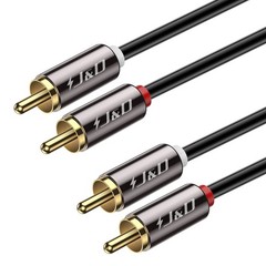 Professional 2RCA Male to Male Audio Cable – 3 Feet with Corrosion Resistance
