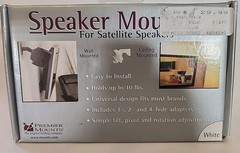Premier Mounts Speaker Mounts For Satellite Speakers Wall Or Ceiling Universal