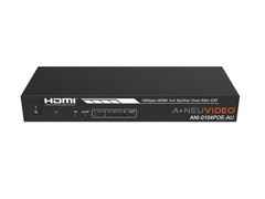 ANI-0104POE-AU 1×4 HDMI PoE 4K60Hz/1080P Cat6 Extender Splitter with 8 Receivers