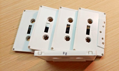 Blank White C92 Cassette Tapes – Lot Of 5 Recording Tapes w/ Tab In – NEW