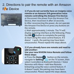 2pc L5B83G Replacement Voice Remote Control for Amazon Fire TV stick 3rd/2nd Gen