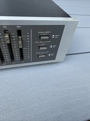 Vintage PIONEER SG-550 GRAPHIC EQUALIZER Japan Powers On