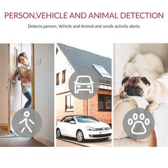 2K 3MP Home Security Camera, Indoor Camera with Person, Vehicle, Animal Detec…