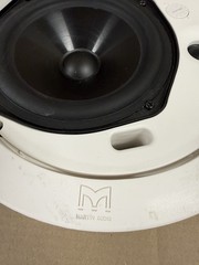 X2 Martin Audio C6.8T Passive Ceiling Mount Speaker 6” 2-Way 300W White Round