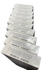 (10 Pack)NEW Sony VHS Cassettes E-180CDG Clarity & Durability 180 3 Hours