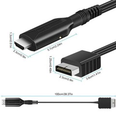 For Sony PS1 PS2 to HDMI Adapter Cable Game Console Audio Video Converter Cable
