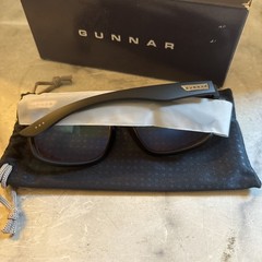 Gunnar INT-00101-N-A Intercept Onyx Frame Computer Gaming Glasses w/ Amber Lens