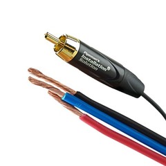 30ft Medusa Cable 10-Channel RCA with 3×12 Ga Black, Blue, Red Power Cables
