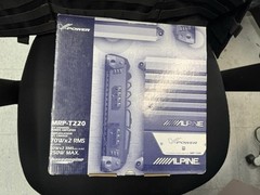 Alpine MRP T-220 V Power 2 Channel Power Amplifier New PLS READ