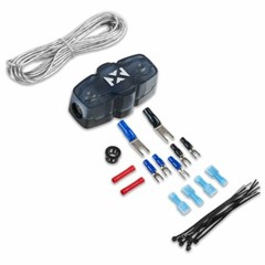 Rockford Fosgate PM300X2 300W 2-Channel Marine Amplifier w/ 4 Gauge Amp Kit NVX