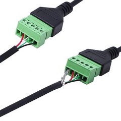 Rj45 8p8c Female To 8 Pin Screw Terminal Adaptor Cat5/6/7 Ethernet Extender Cctv