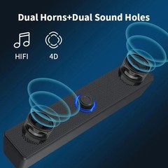 Surround Sound Bar Wireless Bluetooth Stereo Speakers Soundbar TV Home Theater