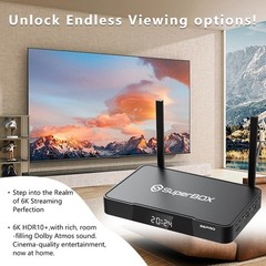SuperBox S6 Pro TV BOX New Factory Sealed Latest Android WiFi Play Ship Same Day
