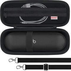 Beats Pill Bluetooth Speaker Carrying Case Travel Bag Black Black Mesh Pocket