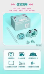 Anime Miku LCD Bluetooth Headphones Touch Screen Android Hatsune Earbuds New